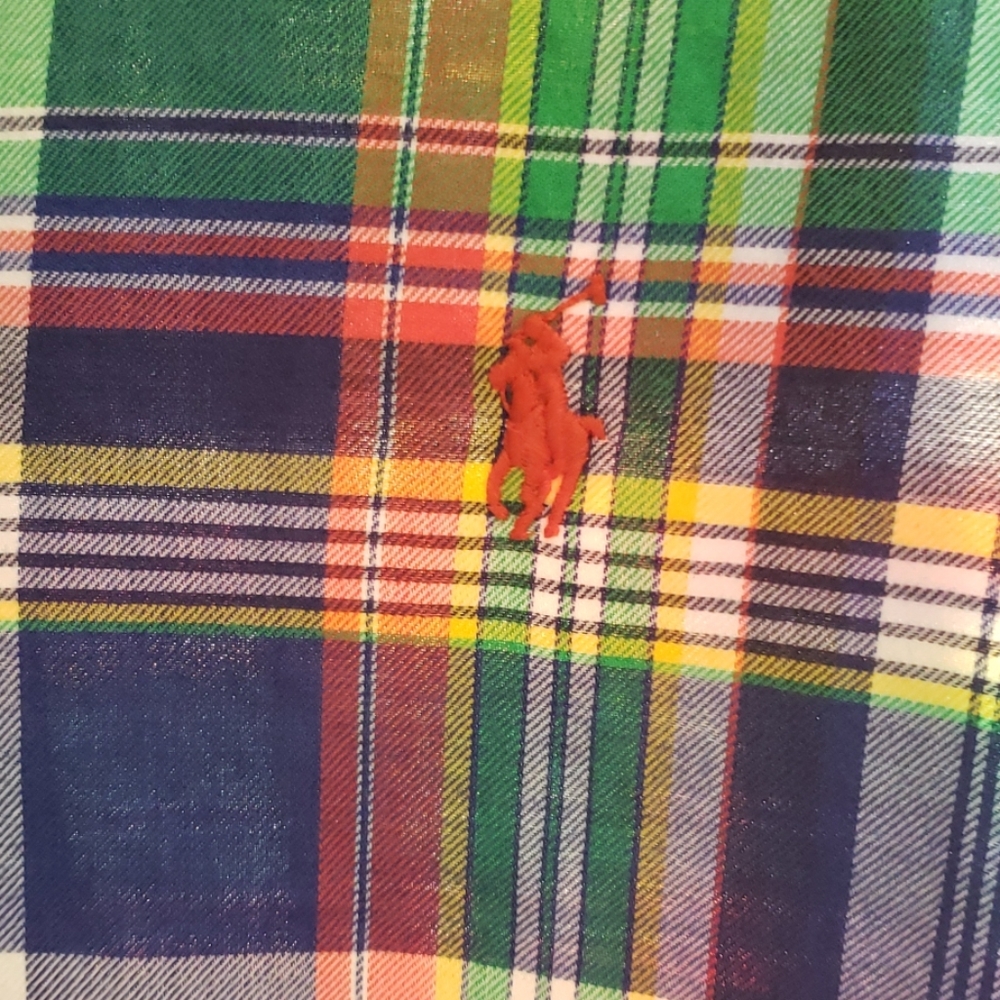 Mens Ralph Lauren plaid long-sleeve shirt size XL - Picture 3 of 4